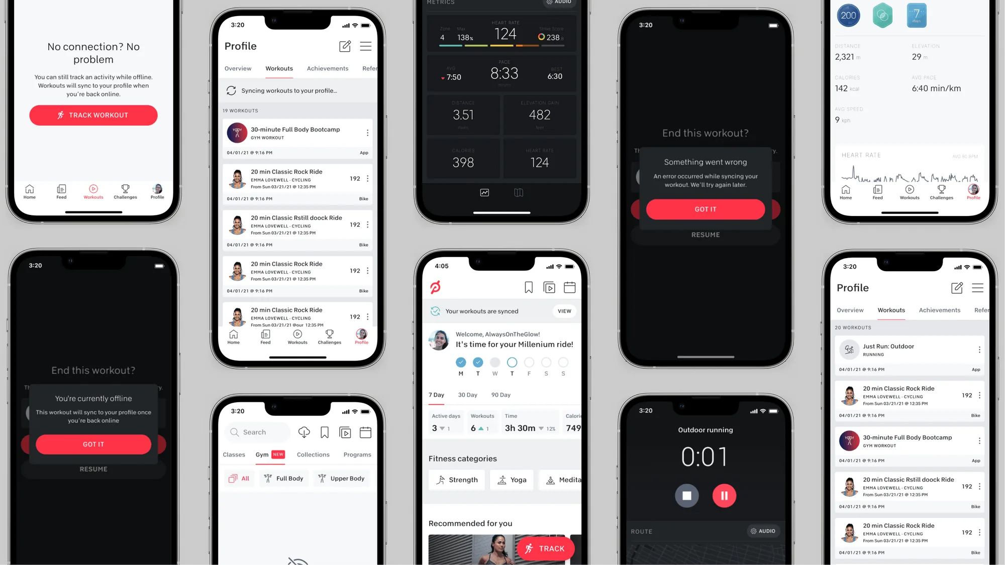 Peloton offline mode hero