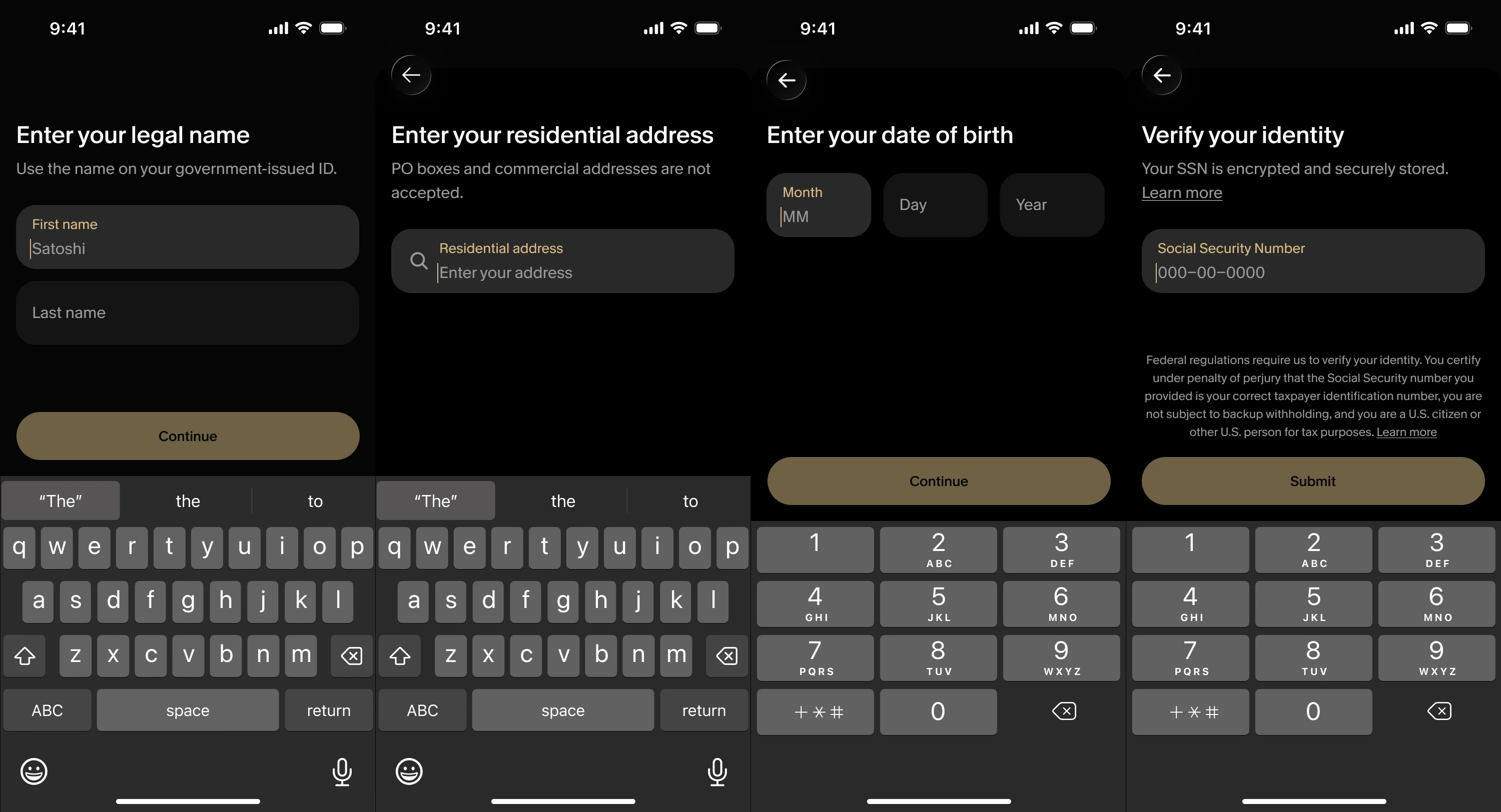 Design — PII collection flow
